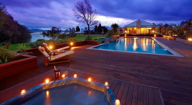 Twinlake Villas, 预订 酒店 Mourea 罗托鲁阿湖