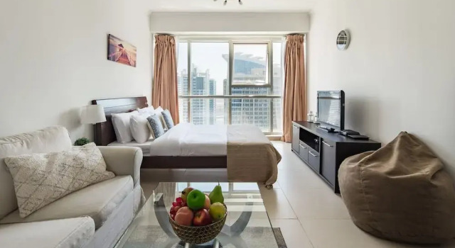 Spacious Studio in Heart of JLT, Забронировать Апартаменты/квартира Апартаменты Эмирата Дубая, рядом с Dubai Marina Yacht Club, Апартаменты/квартира
