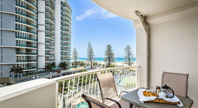 Номер Standard с 2 комнатами с видом на океан Kirra Beach Apartments