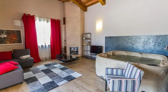 Suite 2 Schlafzimmer Tenuta Borgo Santa Cecilia
