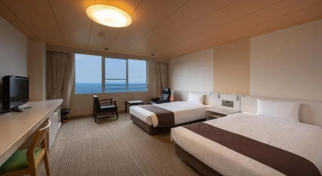 Двухместный номер Standard с видом на море KAMENOI HOTEL Atami Annex