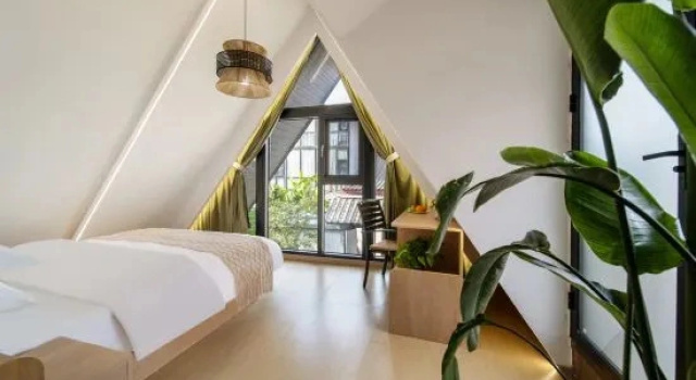 Люкс Дуплекс Half Idle Cloud House Homestay