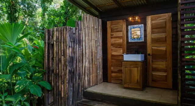 Кровать в общем номере Palmar Beach Lodge
