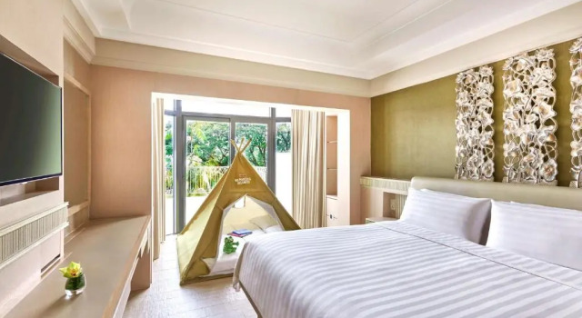 Двухместный номер Deluxe с видом на бассейн Shangri-La Rasa Sentosa, Singapore