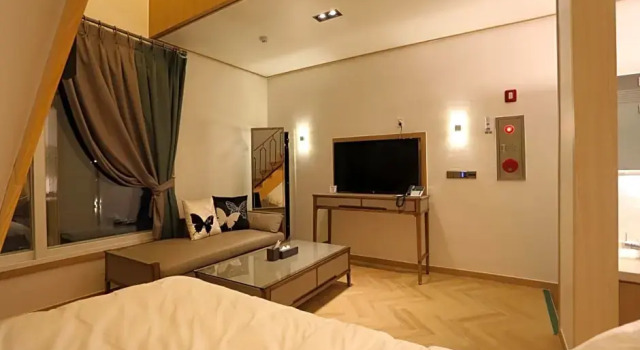 Семейная студия Дуплекс Gangneung Raffine Hotel