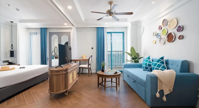 Двухместный номер Standard с балконом и с видом на море Pavillon Boutique Hotel & Apartment Nha Trang