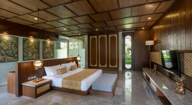 Вилла с бассейном c 1 комнатой Отель Adiwana Unagi Suites