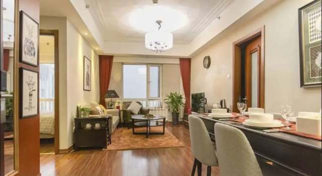 Апартаменты с 2 комнатами Home to Advanced Service Apartment New Country Exhibition Shop(Chinese Citizen Only)