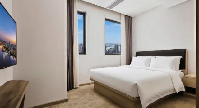 Люкс с 2 комнатами с видом на залив Zhanjiang Beihua Hotel (Jinshawan)