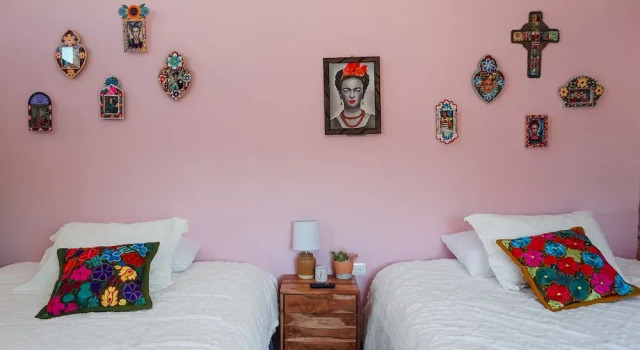 El Mezquite Hotel Mexicano Hab 2 Frida Kahlo, Prenota Hotel Hotel a Baja California con parcheggio, Parcheggio