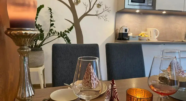 Апартаменты с 2 комнатами с балконом Aparthotel Bergtraum