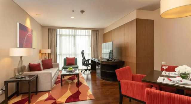 Двухместный люкс Executive c 1 комнатой с видом на город Sathorn Vista, Bangkok - Marriott Executive Apartments