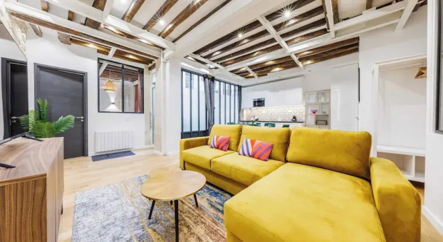 Апартаменты Spacious Apartment - 2br/6p - Porte-saint-martin