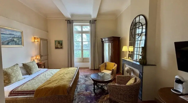 Двухместный номер Comfort с видом на сад Chateau de Roquelune