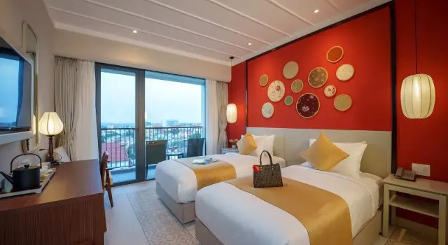 Семейный номер Standard с балконом Cozy An Boutique Hotel Hoian