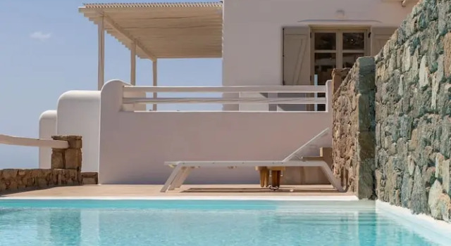 Вилла Renovated Luxury Oceanview Villa with Pool in Mykonos