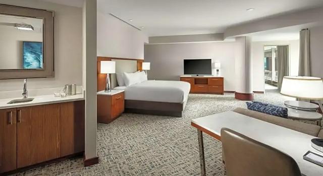 Двухместный полулюкс Panoramic Skyline View Hilton Boston Logan Airport