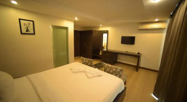 Двухместный номер Deluxe с балконом Villa Navin Beach Resort