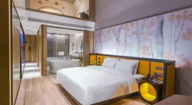 Семейный люкс Дуплекс Yantai Puyuan  Hotel