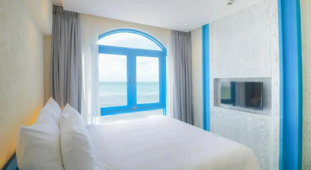 SUNTORINI BOUTIQUE HOTEL, Забронировать Бутик-отель Вунгтау Бариа-Вунгтау, рядом с Express Ship Harbour