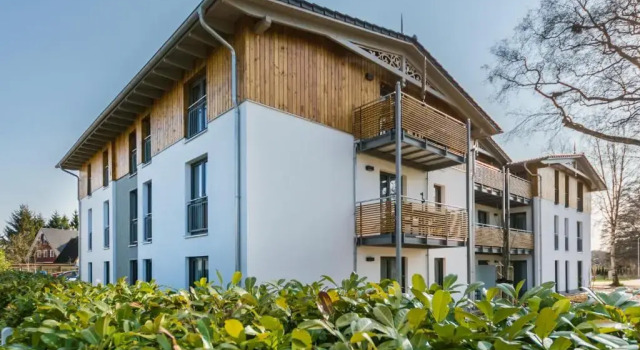 Апартаменты с балконом Apartmenthaus Am Park