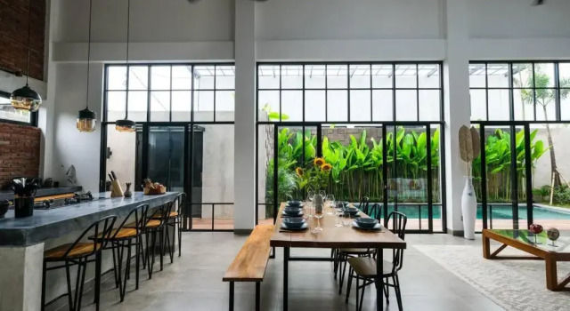 Вилла Modern 3BR loft villa in the heart of Canggu