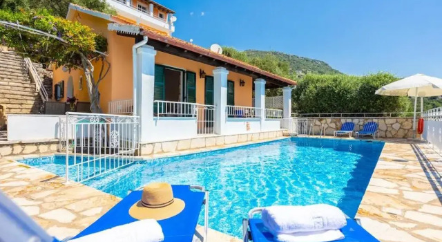 Вилла Villa Elia Large Private Pool Walk to Beach Sea Views A C Wifi Car Not Required - 1978
