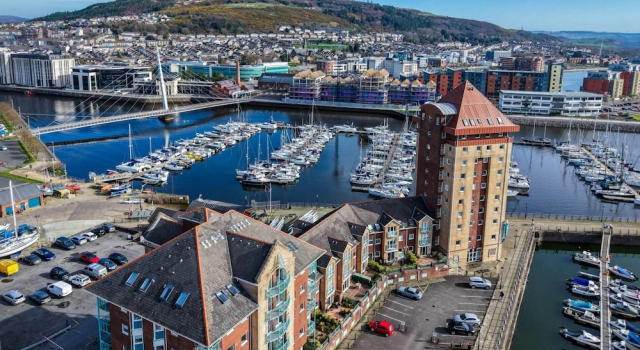 The Crows Nest - 1 Bed Apartment - Swansea Marina, Забронировать Апартаменты/квартира Суонси Полуостров Гоуэр, рядом с Пляж Суонси