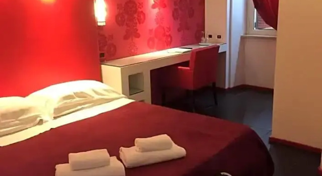 Camera doppia Deluxe con balcone e con vista sulla città Roma Dreaming ApartHotel