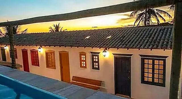 Suite em pousada no ES com lazer completo e WiFi