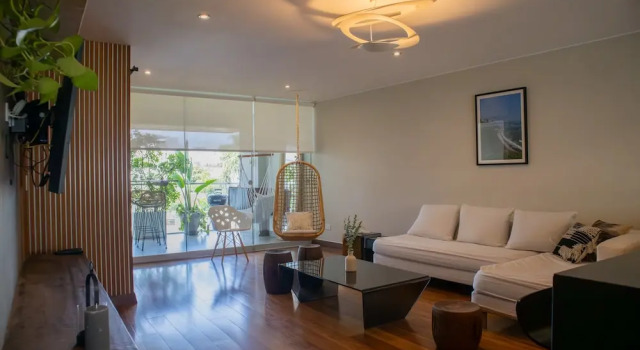 w Atonishing 1BR With Terrace in Barranco, Rezervovat Apartmán Hotely v Lima s parkováním, Parkování