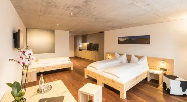 Апартаменты с красивым видом из окна Laagers Hotel Garni