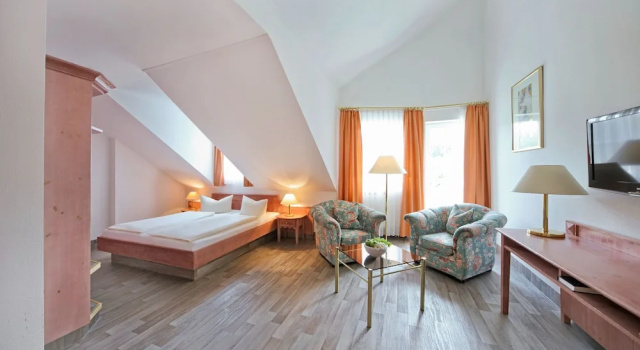 Двухместный номер Comfort с балконом Waldhotel Bächlein