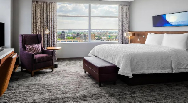 Двухместный номер Accessible Hilton Garden Inn Chicago McCormick Place