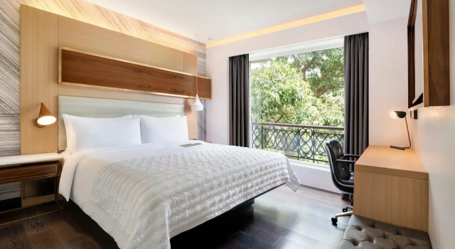 Двухместный полулюкс c 1 комнатой с балконом Le Meridien Goa, Calangute