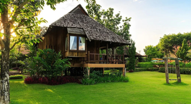 Коттедж Deluxe с балконом Belle Villa Resort, Pai