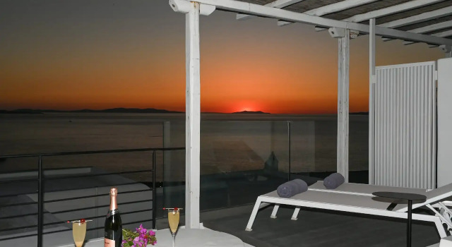 Полулюкс с видом на море Mykonos View Hotel