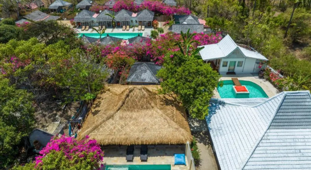 Villa Matahari - Cute 1 bdr villa with private pool, Book Villa Gili Meno 
