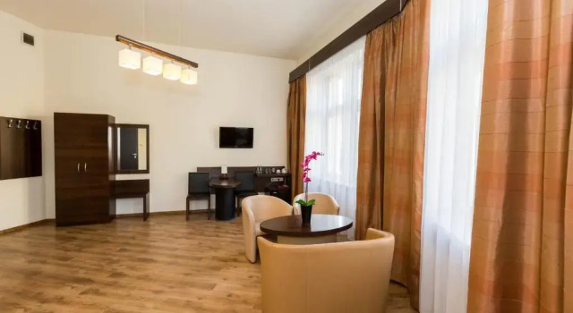 Двухместный номер Deluxe с балконом Spatz Aparthotel