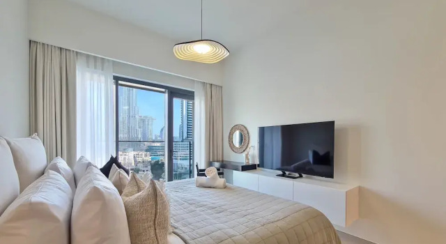 Manzil - 2BR | Downtown | Full Burj Khalifa view, Забронировать Отель Бизнес-отели Эмирата Дубая, рядом с Дубайский аквариум, 4* 5*