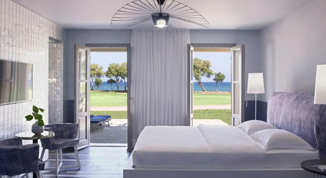 Люкс Premier (полностью обновлённый) с 2 комнатами с видом на море Kalimera Kriti Hotel & Village Resort