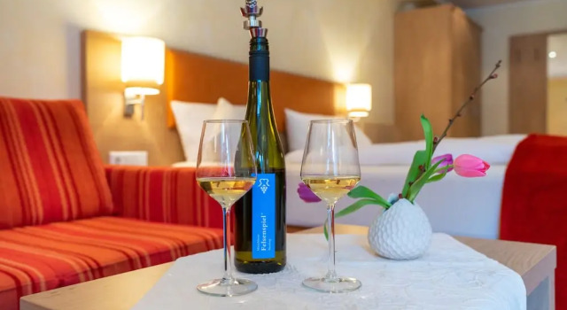 Двухместный номер Comfort с видом на реку Weinhotel Landsknecht