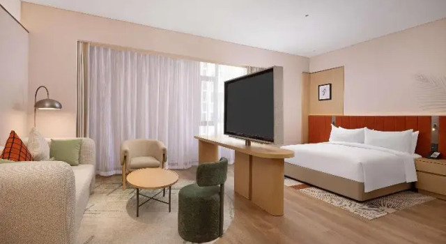 Двухместный люкс c 1 комнатой Hilton Garden Inn Harbin Haxi