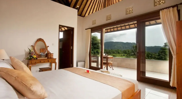 Номер Deluxe с балконом Teras Bali Rice Terrace Bungalows and Spa