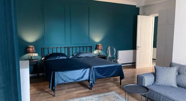 Standardowy dwuosobowy pokój z widokiem na góry Hotel უცხო-utskho