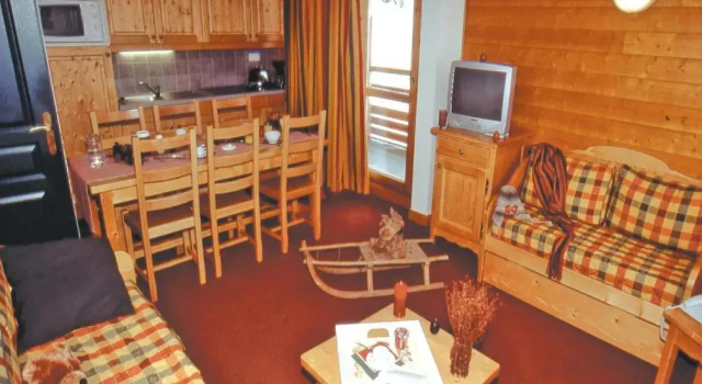 Студия Résidence Lagrange Vacances les Chalets du Galibier 1 et 2
