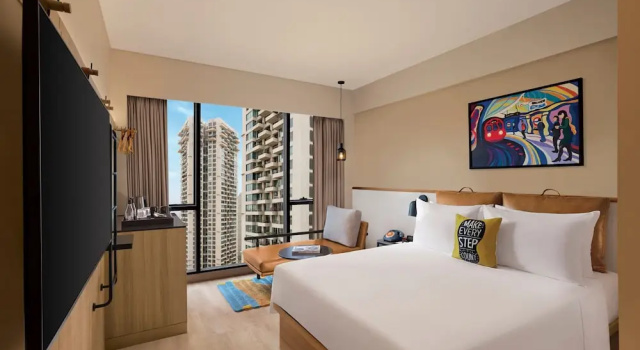 Двухместный номер Standard с видом на город Moxy Mumbai Andheri West
