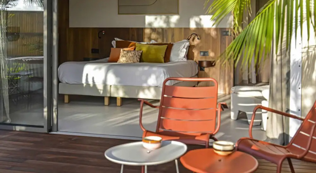 Двухместный номер Deluxe с балконом и с видом на сад Le Martin Boutique Hôtel