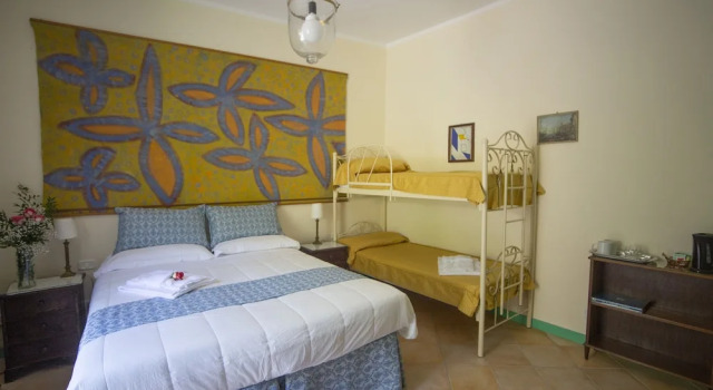 Четырёхместный номер Standard B&B La Residenza Torchiara