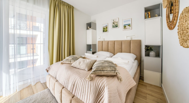 Апартаменты с балконом Apartamenty Sun & Snow Baltic Apartments